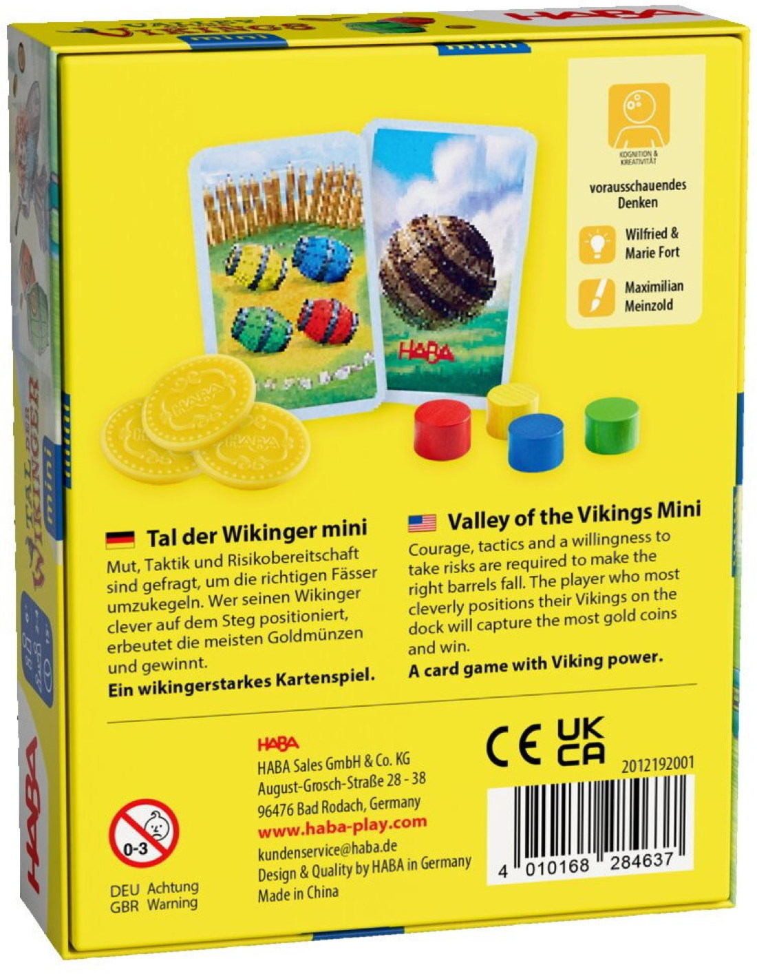 Haba Spiel Mitbringspiel Strategiespiel Tal der Wikinger mini 2012192001