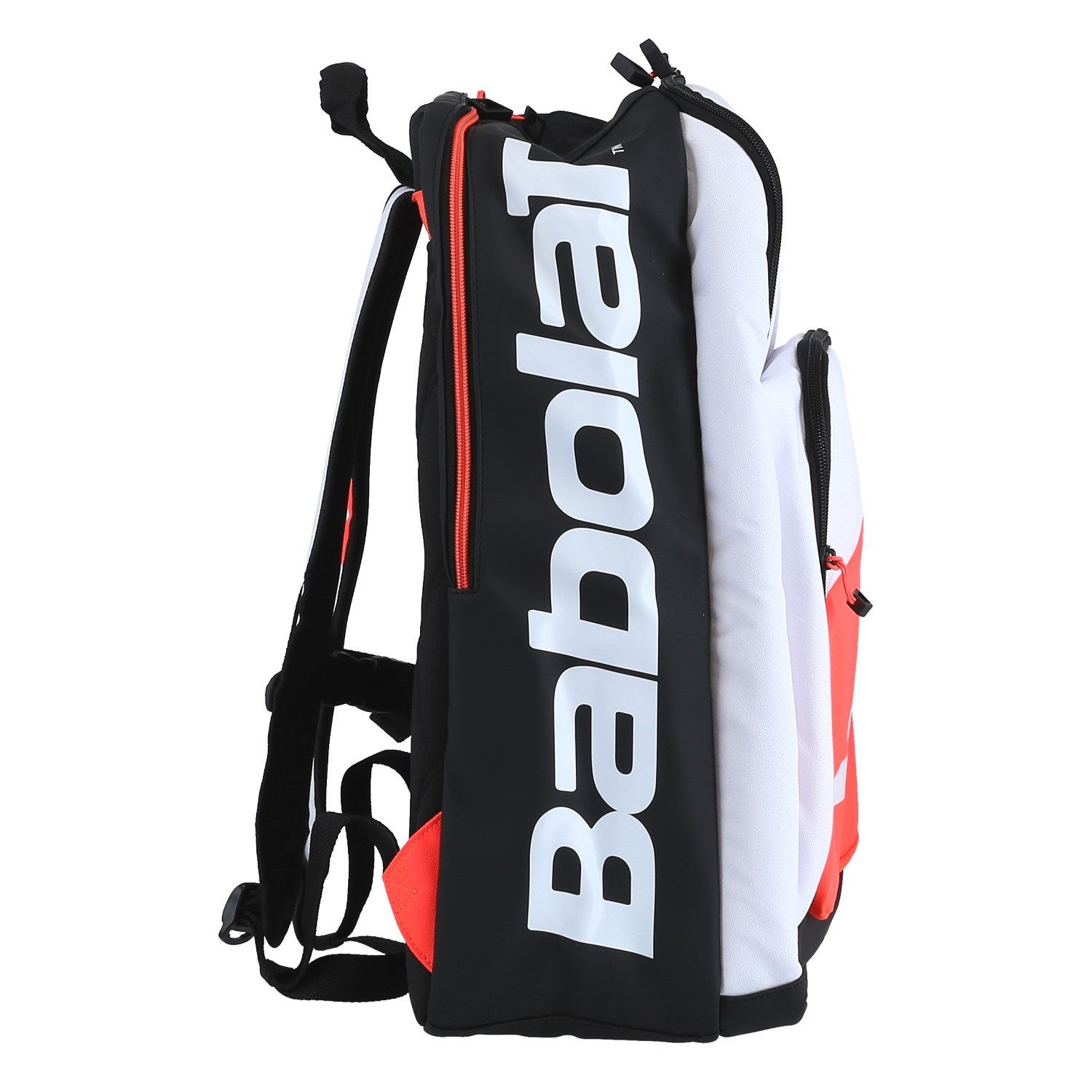Babolat Rucksack Pure Strike (Schlägerfach, Schuhbeutel) weiss/schwarz 50x25x30cm