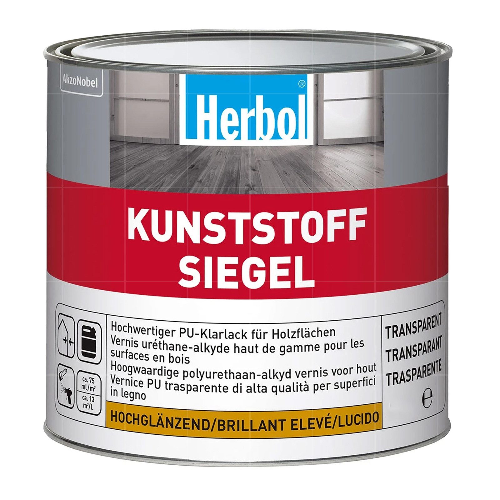 Klarlack Herbol Kunststoff Siegel 0,375 LTR