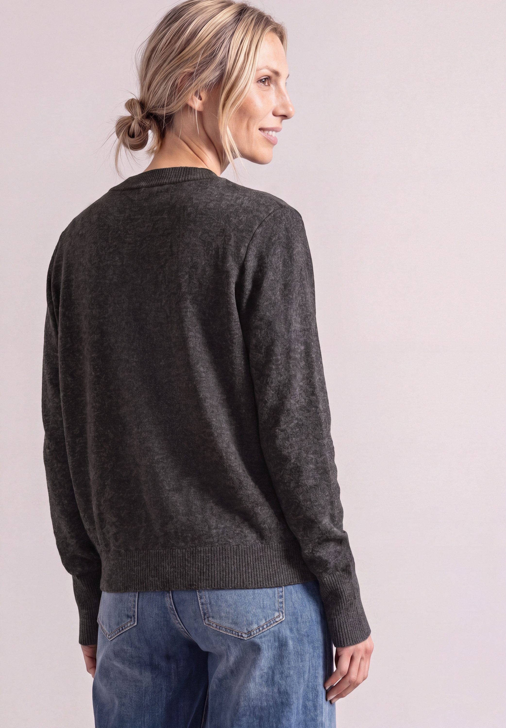 STREET ONE Cardigan aus softem Materialmix – Bild 2 von 5