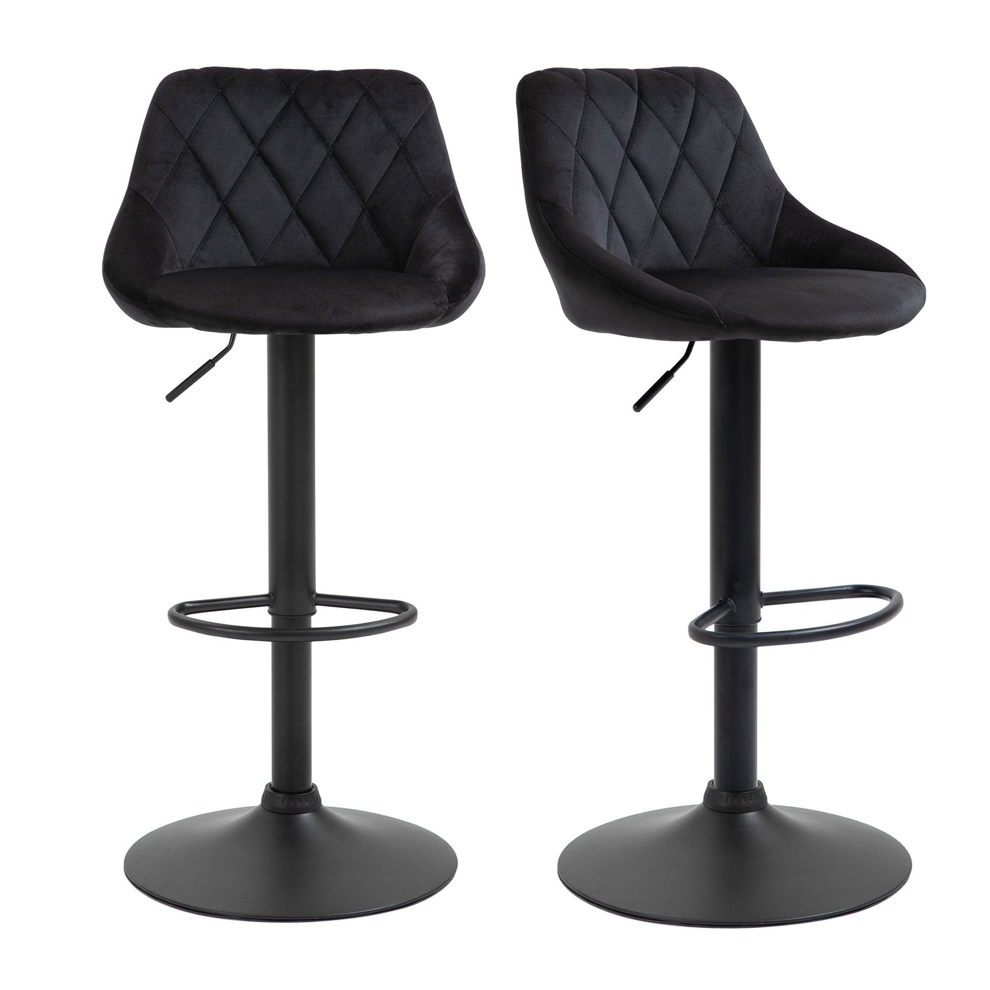 HOMCOM Barhocker Barhocker Höhenverstellbares Set günstig online kaufen