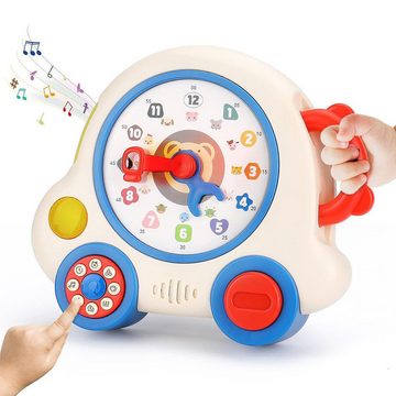 Gontence Lernspielzeug Lernspielzeug Lernspielzeug, Kinder-Lernuhr-Spielzeug (1-St., elektronische Lehr- und Sprechspieluhr mit 30 Arten von Musik)