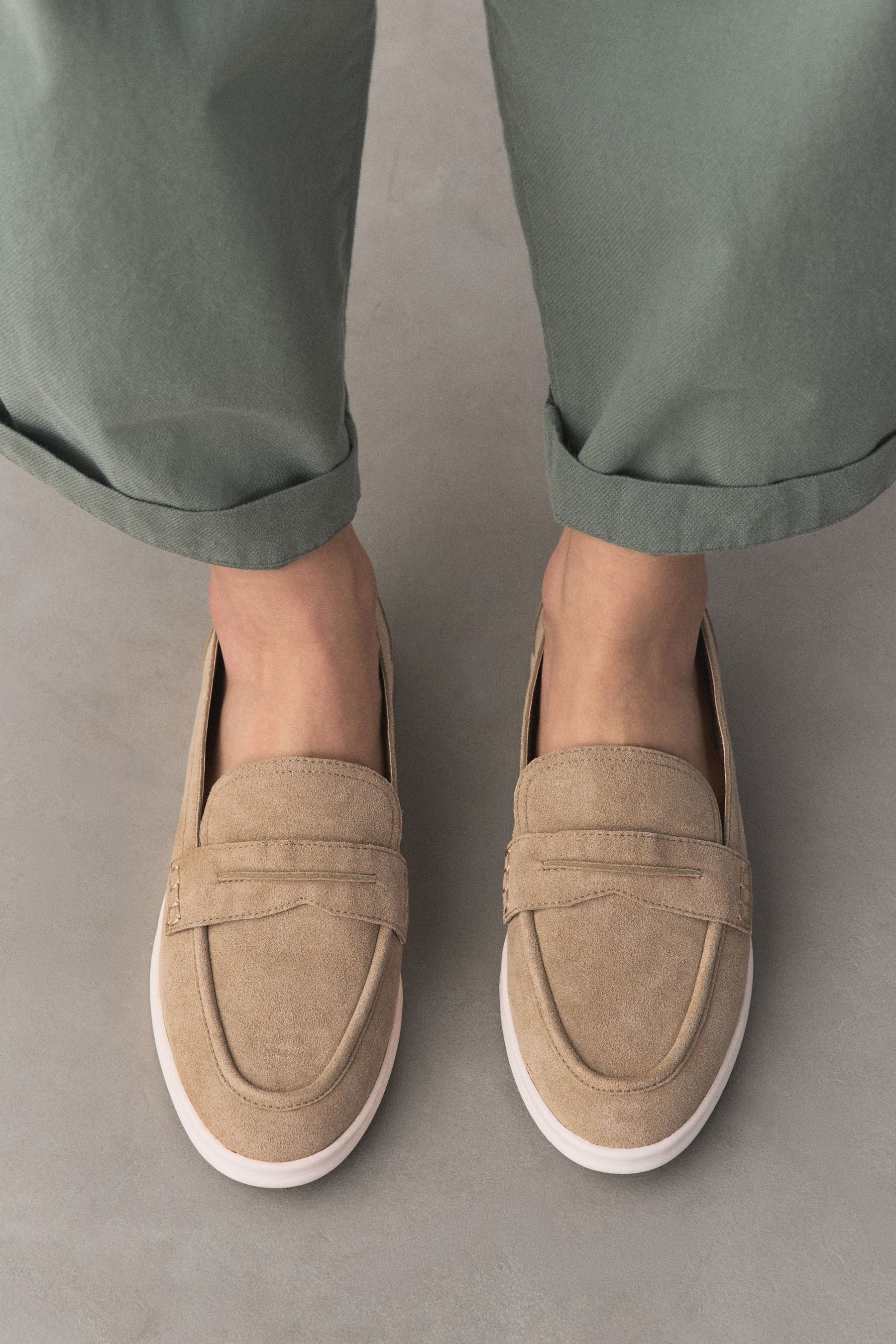 Next Forever Comfort Loafer aus Veloursleder Loafer (1-tlg)