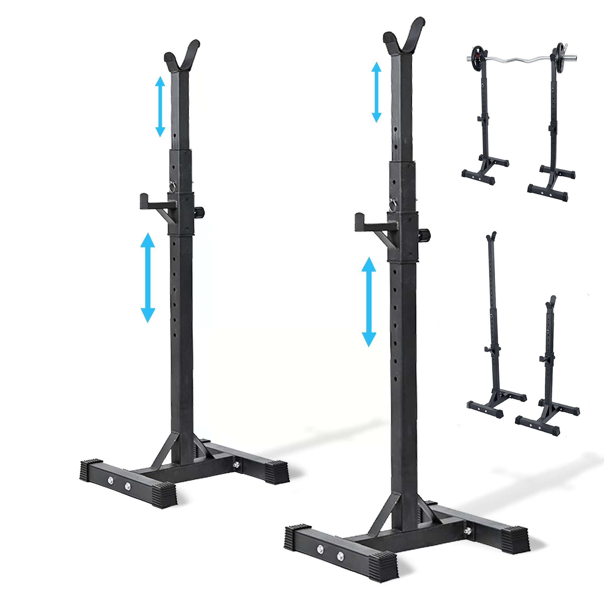 Trainingsstation Hantelablage bis 300kg I Stabiles Squat Rack