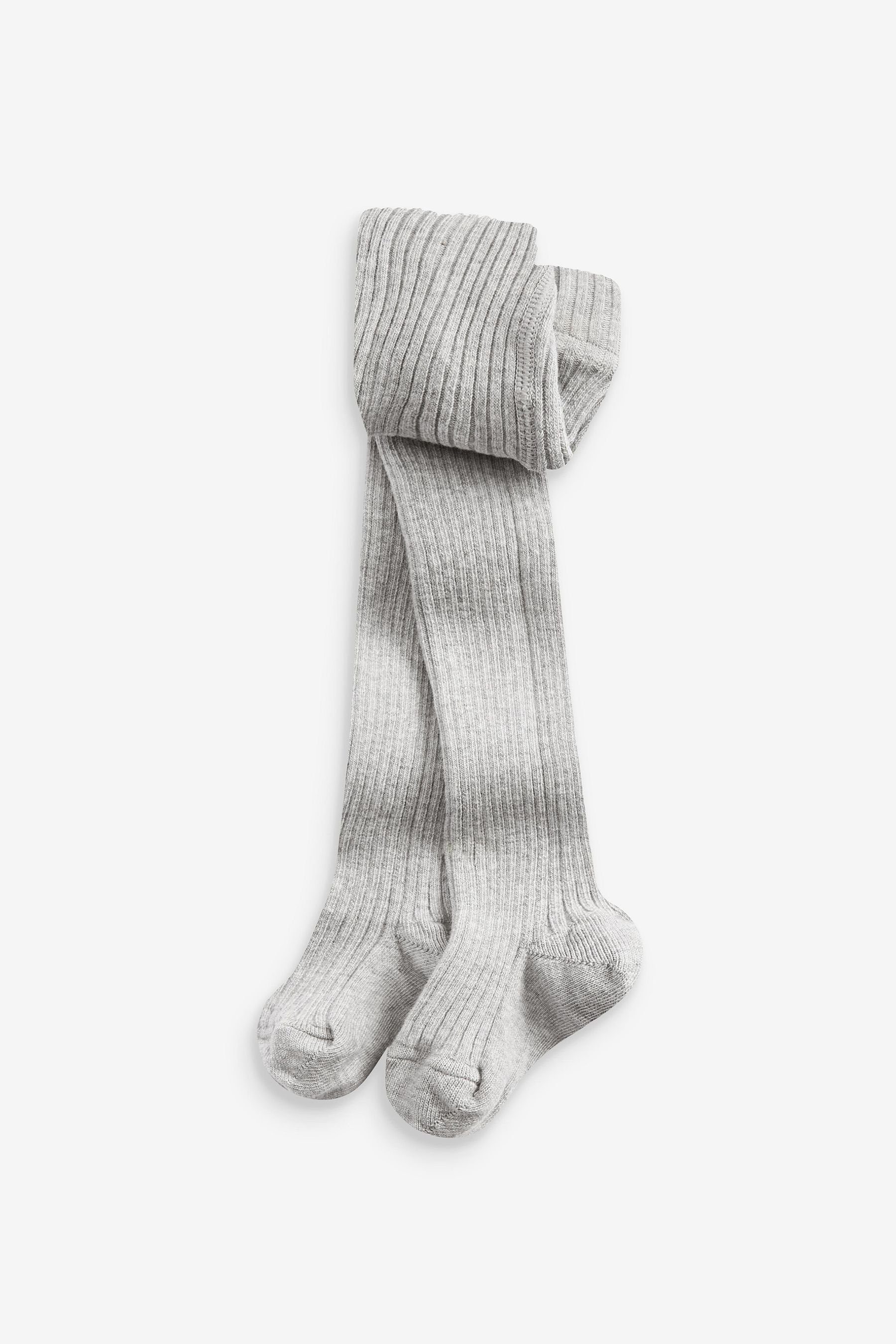 Strumpfhose Gerippte Strumpfhose mit hohem Baumwollanteil