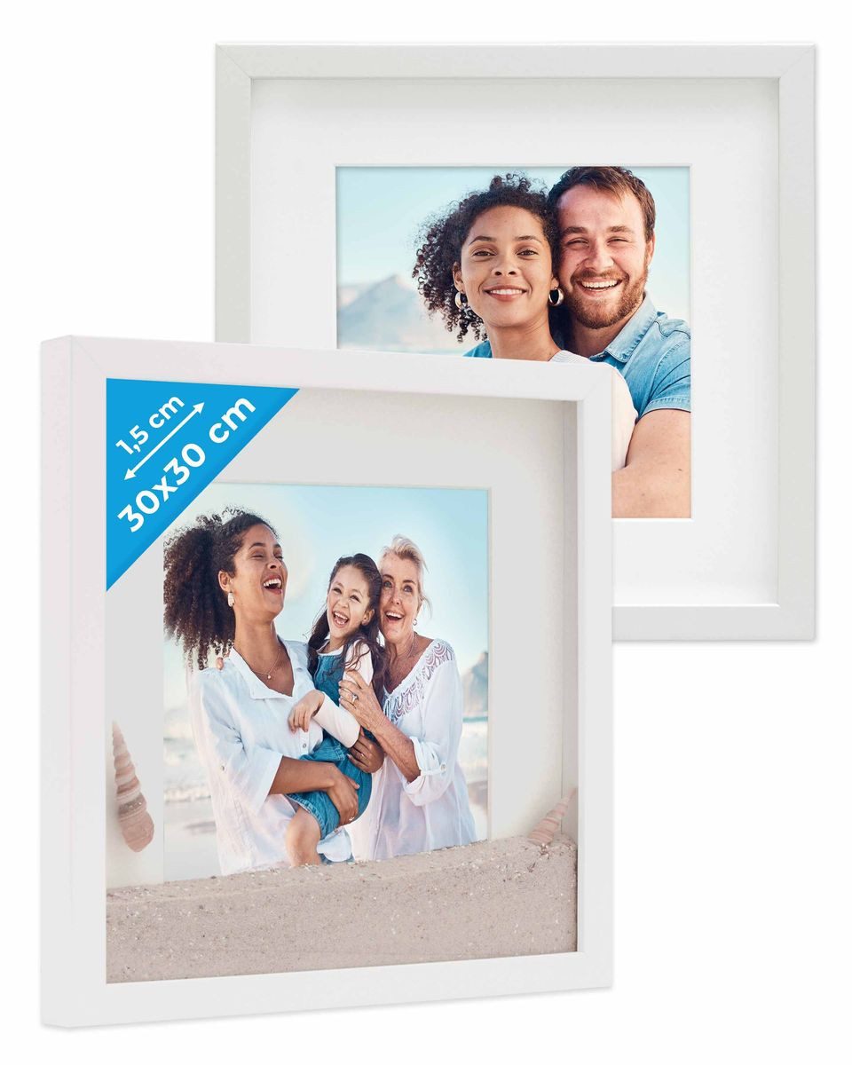 PHOTOLINI Bilderrahmen 2er Set 3D-Rahmen mit günstig online kaufen