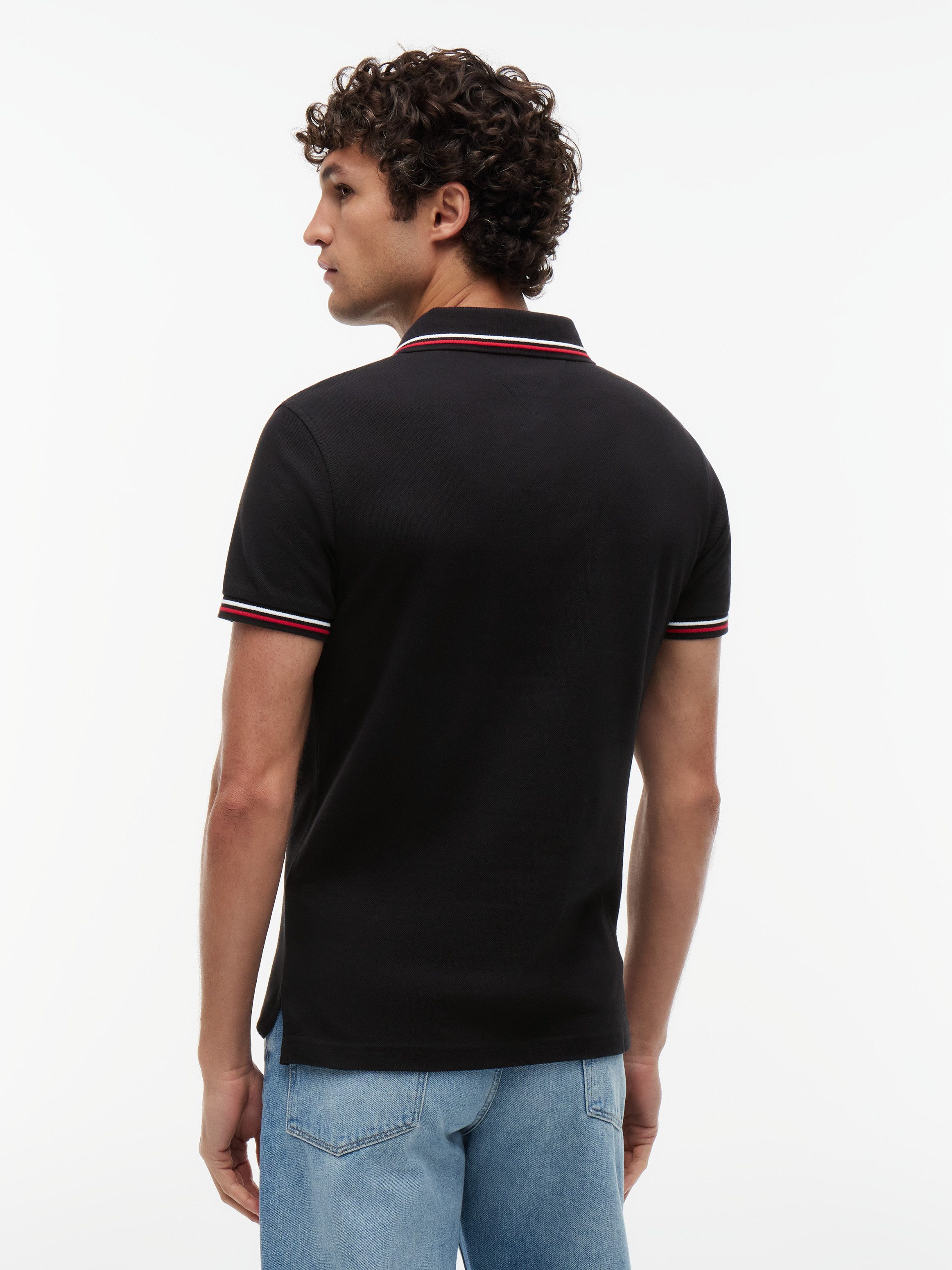 Tommy Hilfiger Poloshirt TIPPED SLIM FIT POLO mit Kontrast-Details