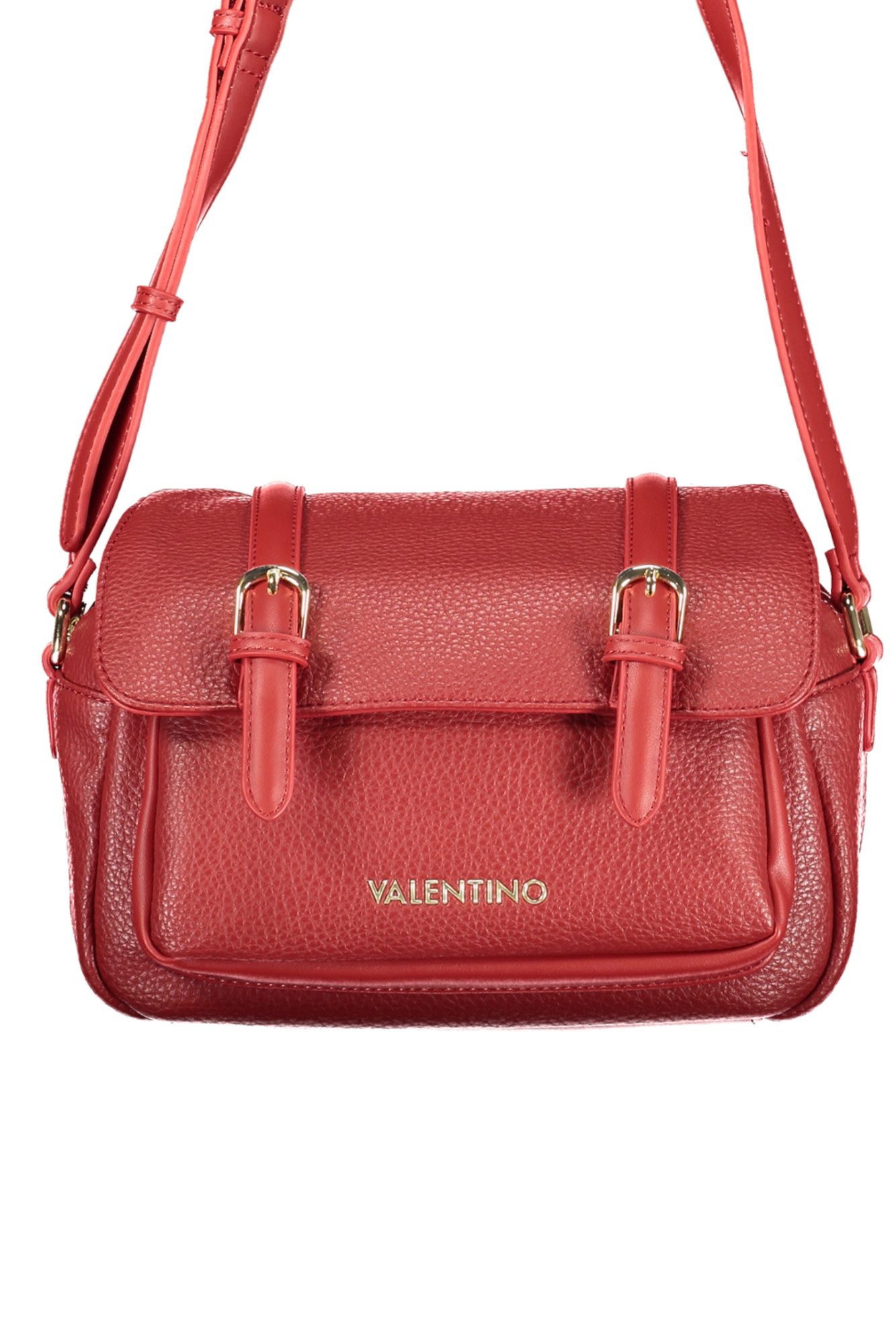 Valentino Businesstasche, Elegante Rote Umhängetasche für Damen mit Vielseitigen Details
