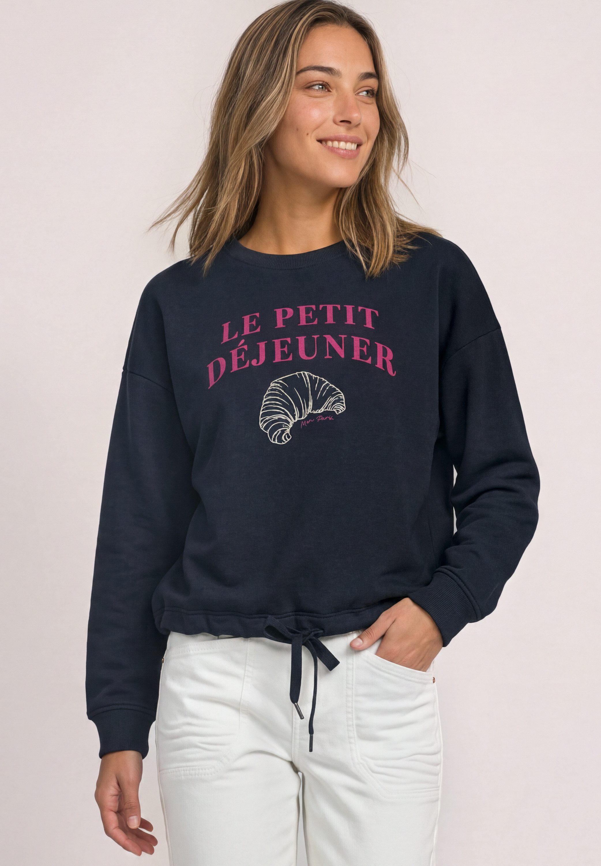 STREET ONE Sweatshirt mit Wording-Print