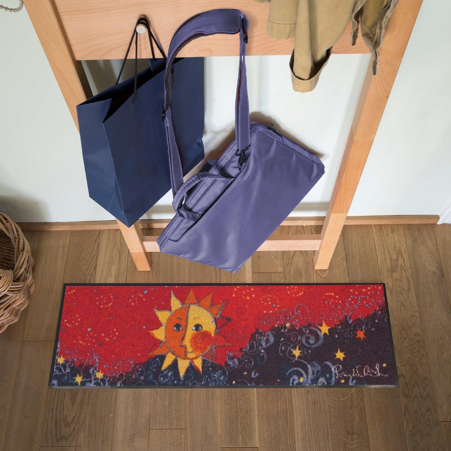 Salonloewe Fußmatte Läufer 35x120 Rosina Wachtmeister Sole Remake rot, Läufer mittel, Höhe: 350 mm