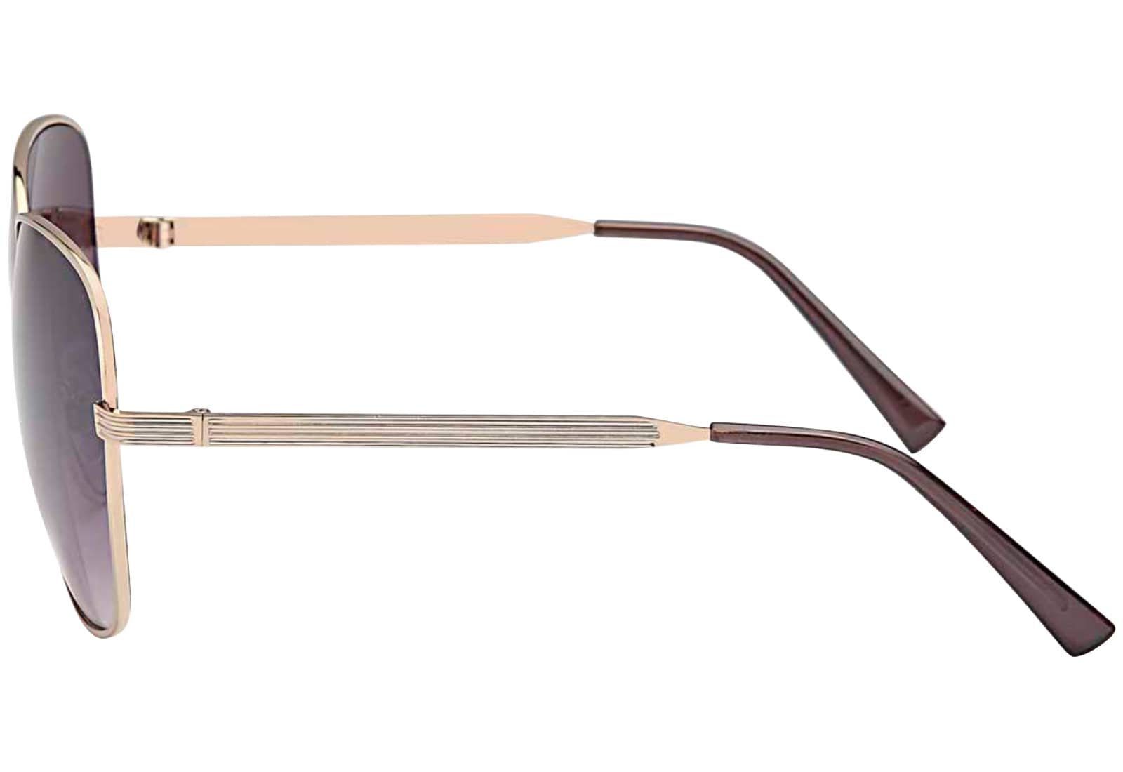 BEZLIT Eyewear Pilotenbrille Herren Piloten Sonnenbrille mit Metallrahmen (1-St) mit schwarzen Linsen