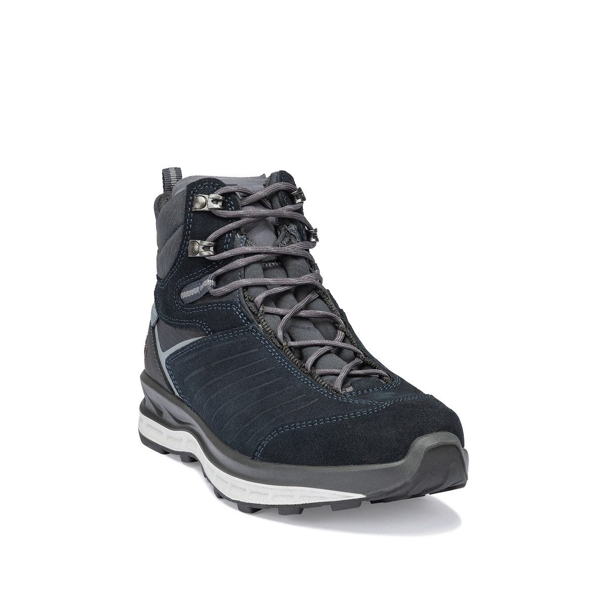 Hanwag Blueridge ES (Veloursleder, wasserdicht) navyblau/grau Damen Wanderschuh