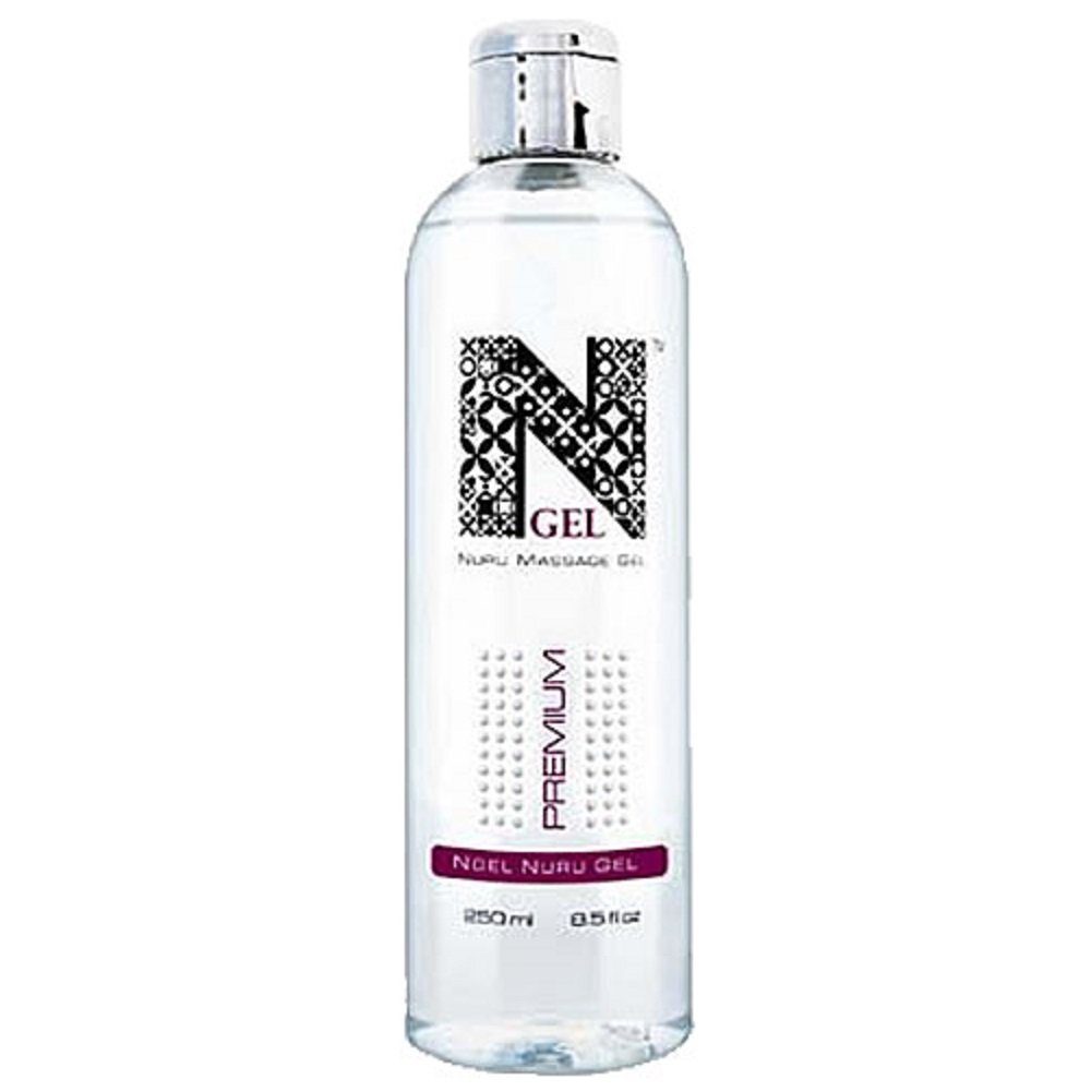 NGel Gleit- und Massagegel NGel «Premium» Nuru Ganzkörper-Massagegel auf Wasserbasis, Flasche mit 250ml, besonders ergiebig für die extra seidige Ganzkörpermassage