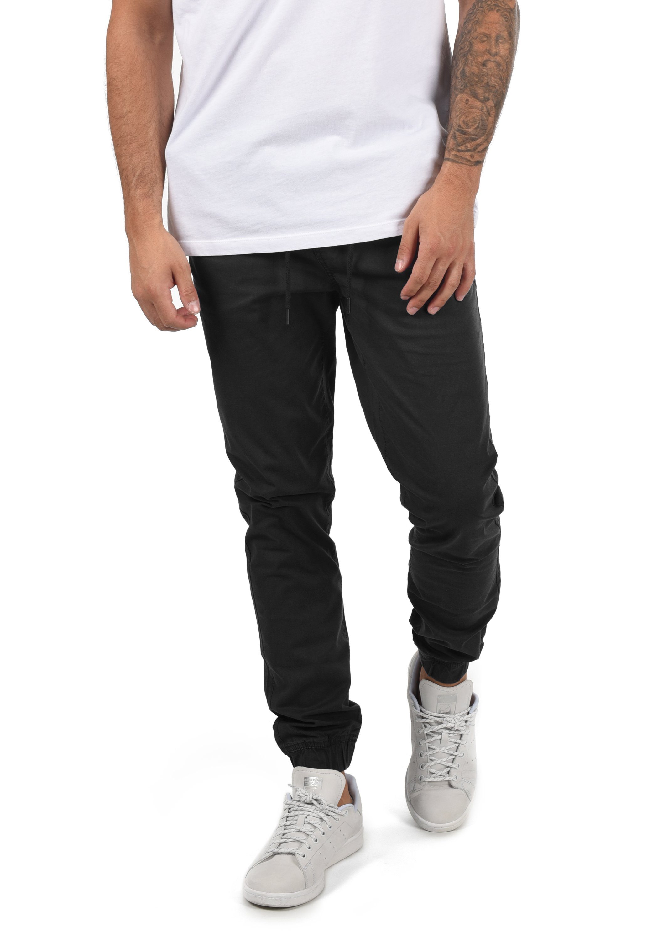 lange Chinohose Black SDThereon im Chino-Stil Hose !Solid (9000)