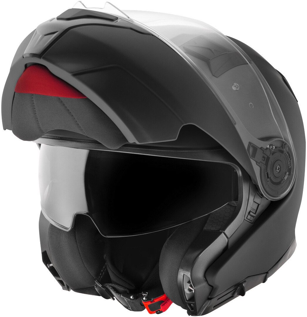 Germot Motorradhelm GM 970 Klapphelm (waschbar), integriertes Sonnenvisier,vorbereitet für Kommunikationssystem