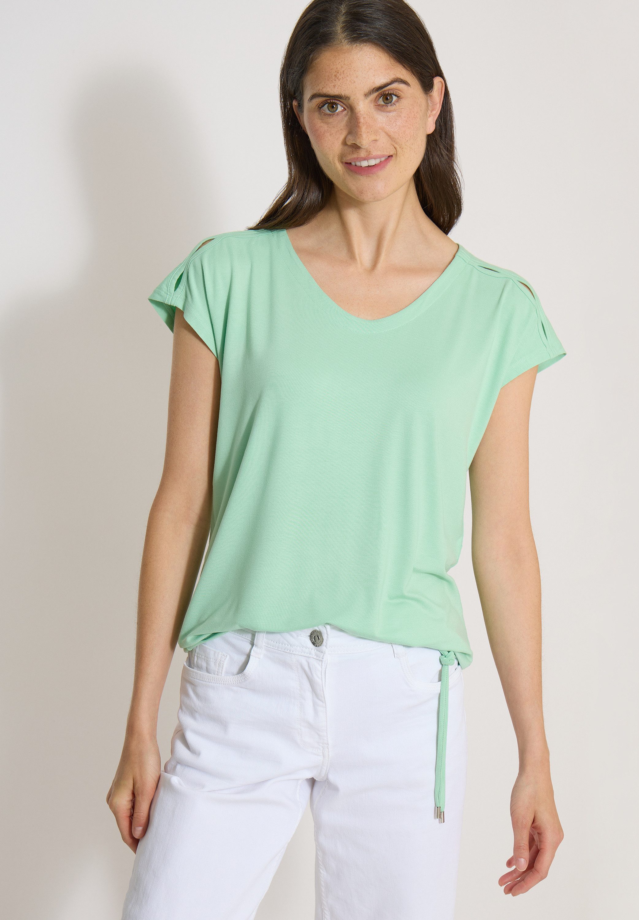 CECIL T-Shirt mit Cut-Out Detail