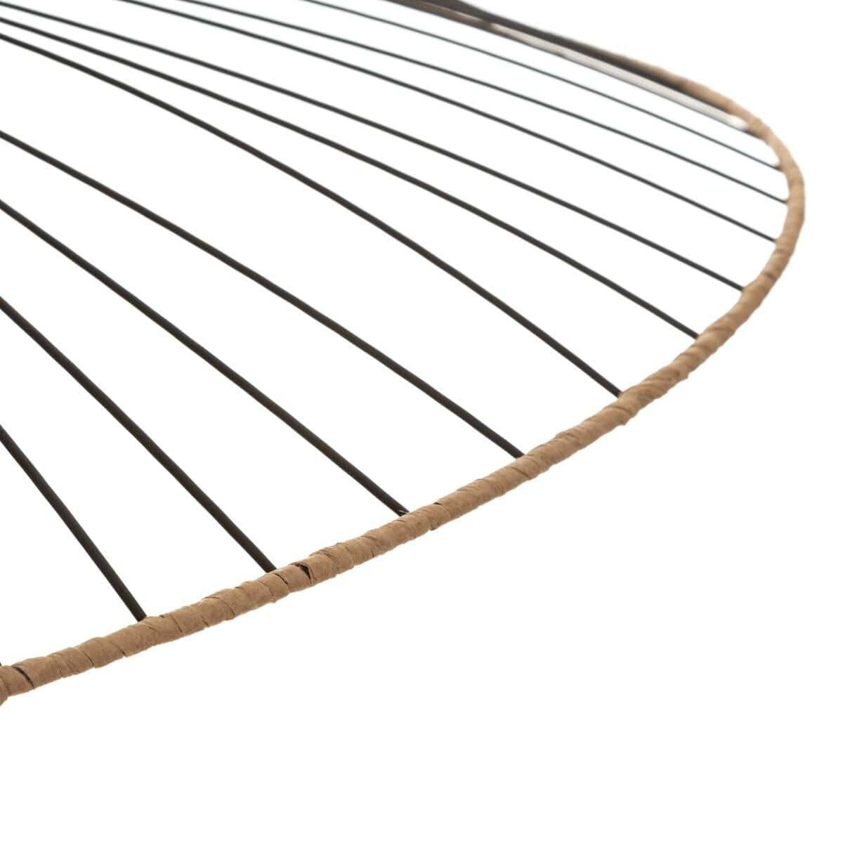 Atmosphera Créateur d'intérieur Pendelleuchte Hängeleuchte ALARA mit Lampenschirm aus Metall, Ø 69 cm, Leuchte mit Dekofunktion, ohne Leuchtmittel
