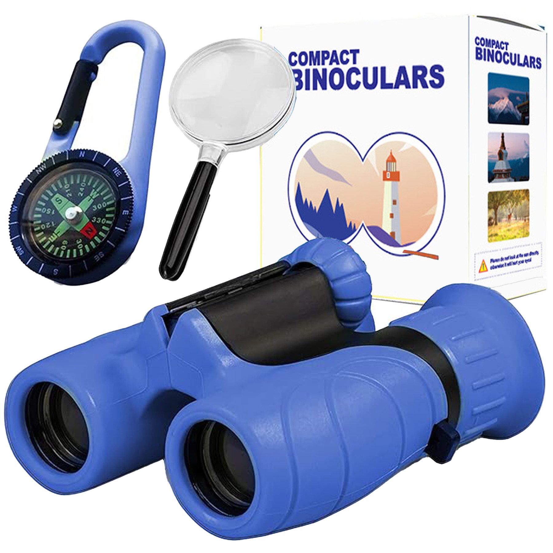 Mutig Outdoor-Spielzeug Fernglas für Kinder 8x21 mit Lupe & Kompass, Set Sp günstig online kaufen