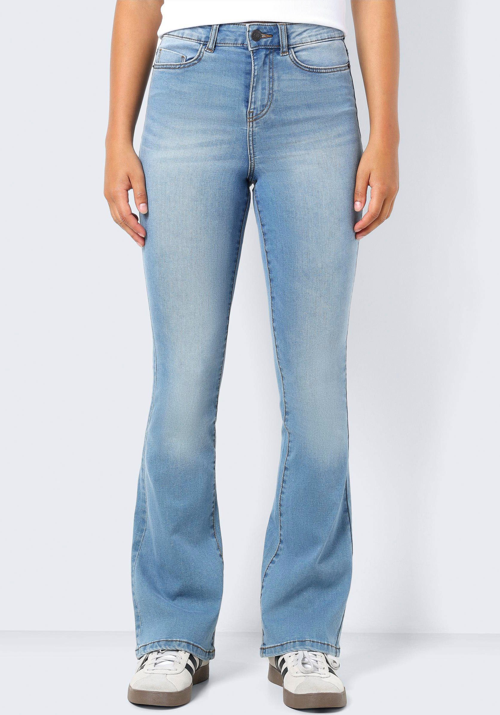 Noisy may Bootcut-Jeans NMSALLIE HW FLARE JEANS VI162LB NOOS | Stretchjeans
