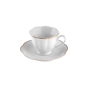 Karaca Kaffeeservice Bell Kaffeetassen-Set, 6 Personen, 90 ml