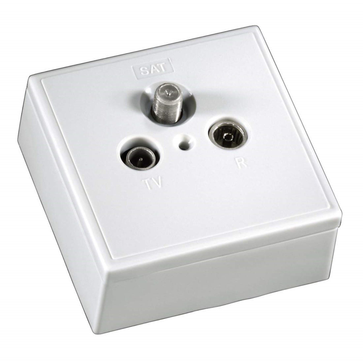 Antennensteckdose Antennen-Dose 3-Fach 10dB Sat-Dose Aufputz