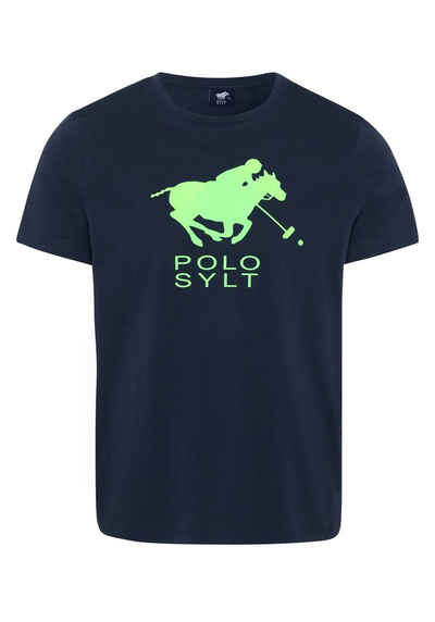 Polo Sylt Print-Shirt mit gedrucktem Logo-Symbol