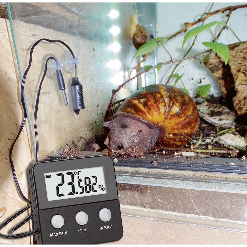 TFA Dostmann Hygrometer TFA Dostmann TERRACHECK Thermo-/Hygrometer Schwarz 30.5044.01