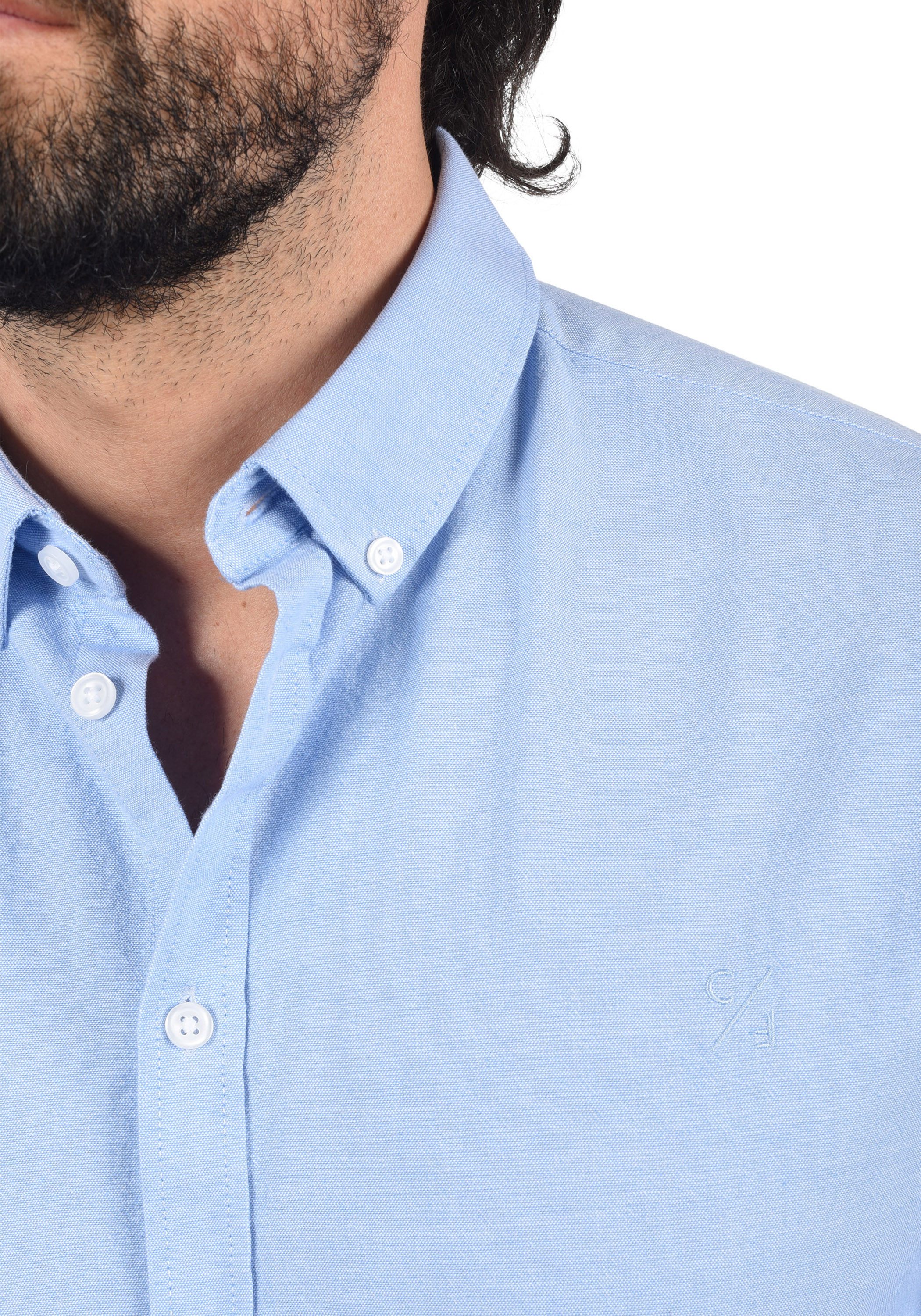 Casual Friday Langarmhemd CFArthur Hemd mit Knopfleiste