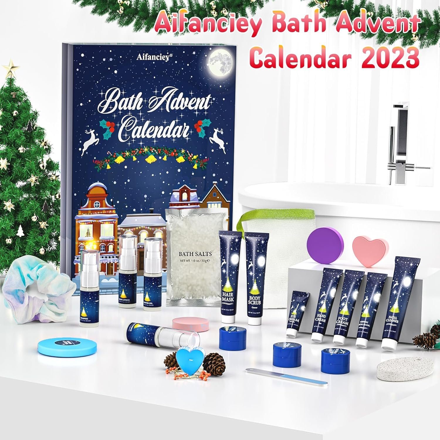 Und Adventskalender, Adventskalender Accessoires Mit 24 Aifanciey Körperpflege Bade Produkten