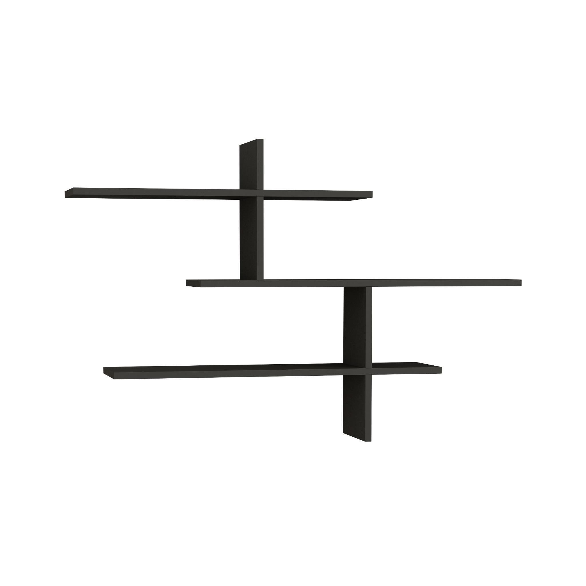 Decortie Wandregal Leo, Modernes Wandregal, Schwimmendes Regal, 22 x 123 x 80,5 cm. Reduzierter Preis € 40,99. Unverbindliche Preisempfehlung € 64,99