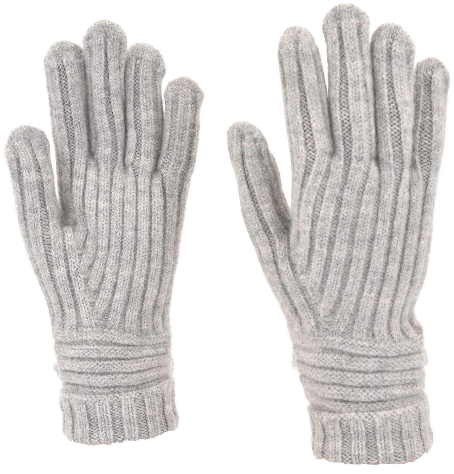 styleBREAKER Strickhandschuhe Strickhandschuhe mit Rippenmuster (1-St)