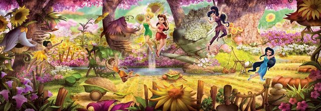 Komar Fototapete »Fairies Forest«, glatt, bedruckt, Comic, (Set), ausgezeichnet lichtbeständig-Otto