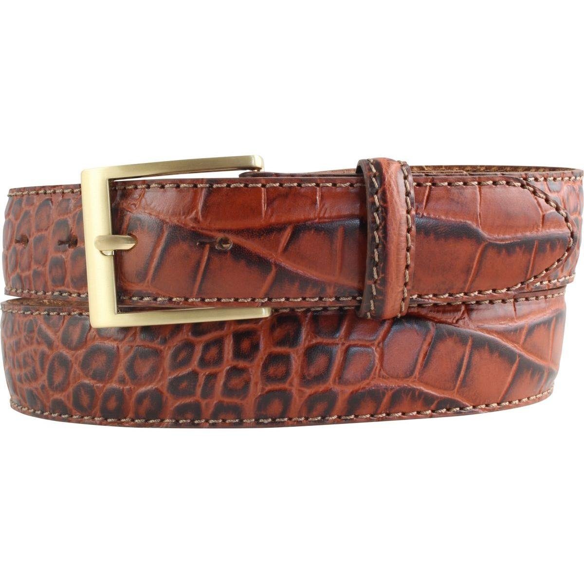 BELTINGER Flecht-Gürtel Aus Leder – 3,5 Cm Breit, Stufenlos Verstellbar, Für Damen & Herren
