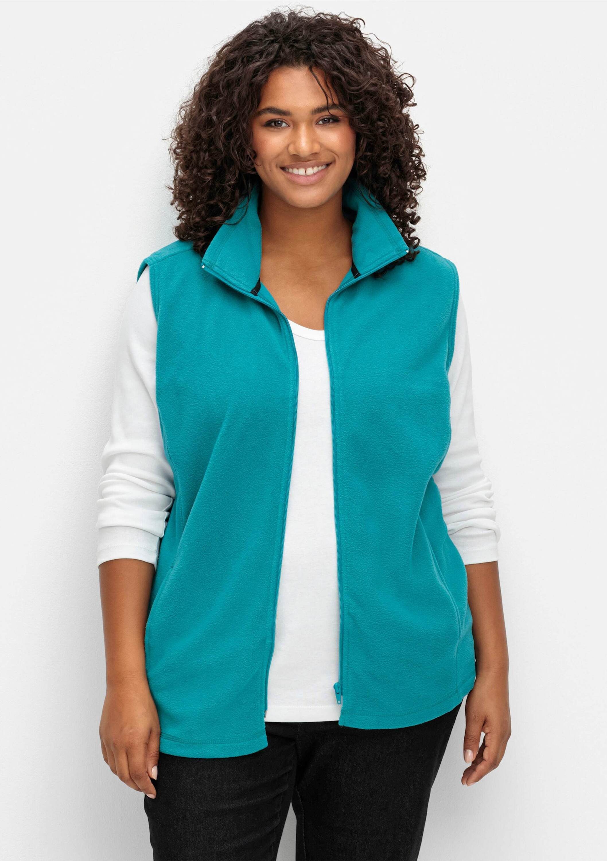 Sieh an! Fleeceweste Fleece-Weste Länge ca. 70 cm – Bild 3 von 5