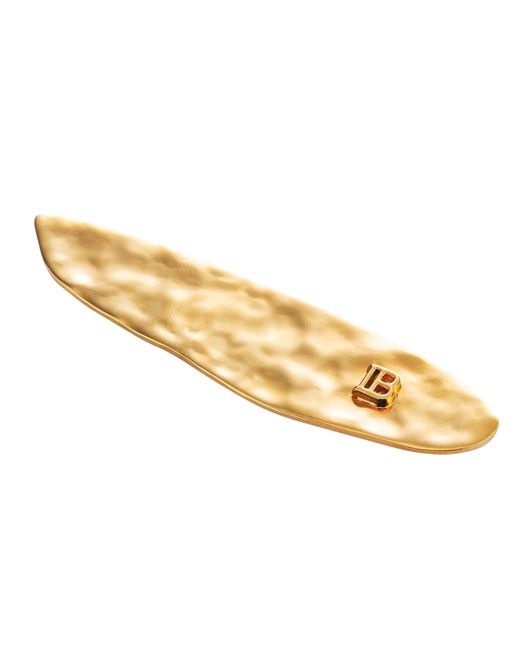 Balmain Haarklammer Balmain Printemps Leaf, Haarklammer, Gold