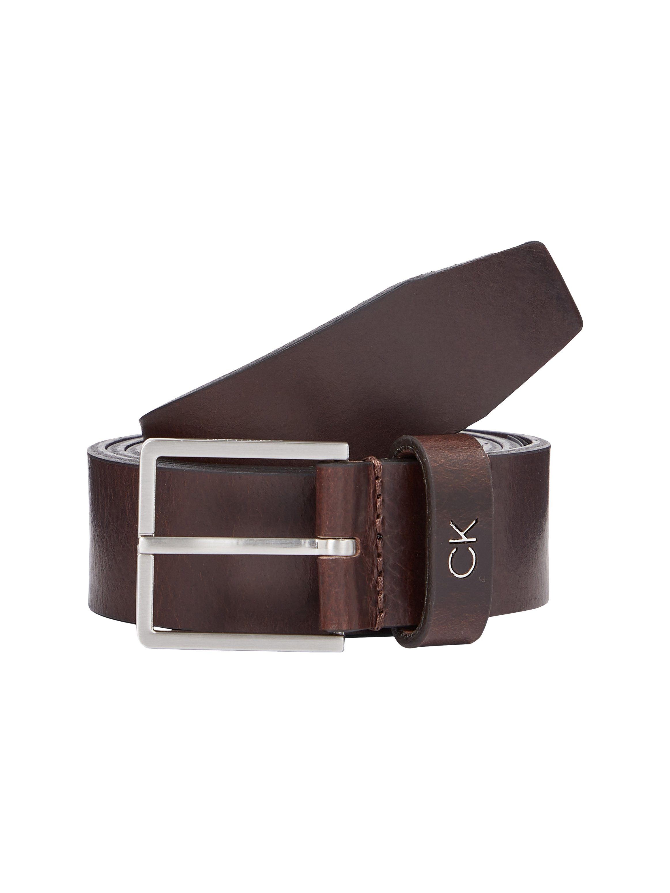 Calvin Klein Ledergürtel FORMAL BELT Dark 3.5CM Brown