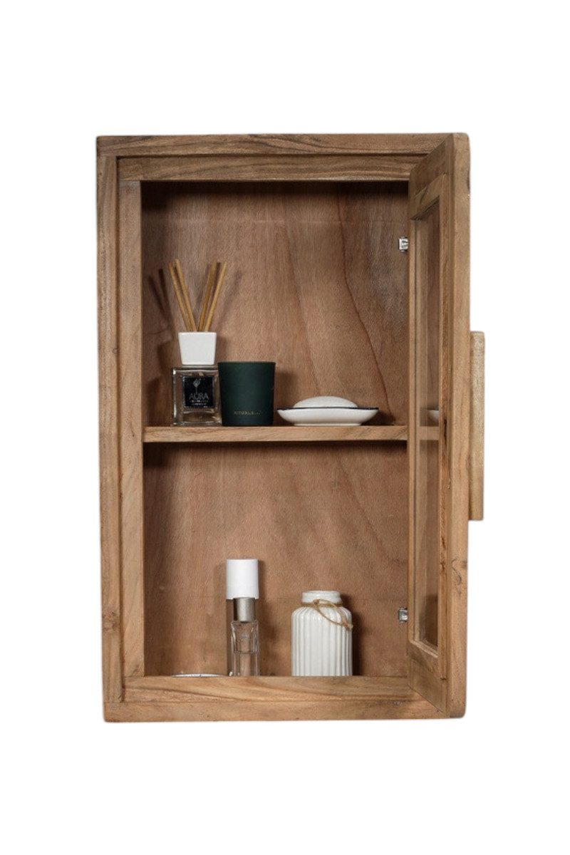 Main Möbel Hängeschrank Badoberschrank 44x70cm 'Pure' Akazie massiv