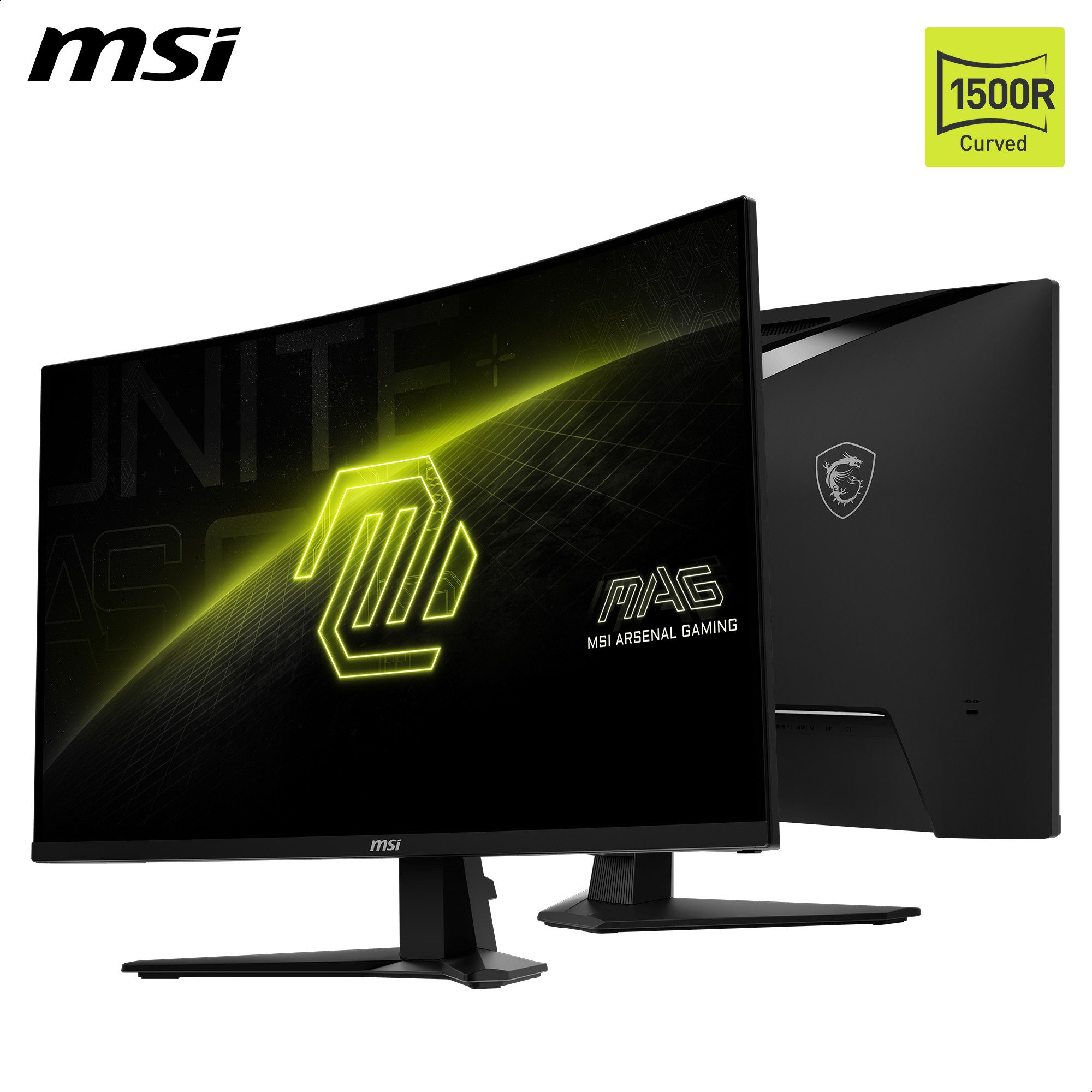 MSI MAG 32C6X Curved-Gaming-Monitor (80 cm/32 ", 1920 x 1080 px, Full HD, 1 ms Reaktionszeit, 250 Hz, VA LED, 3 Jahre Herstellergarantie)