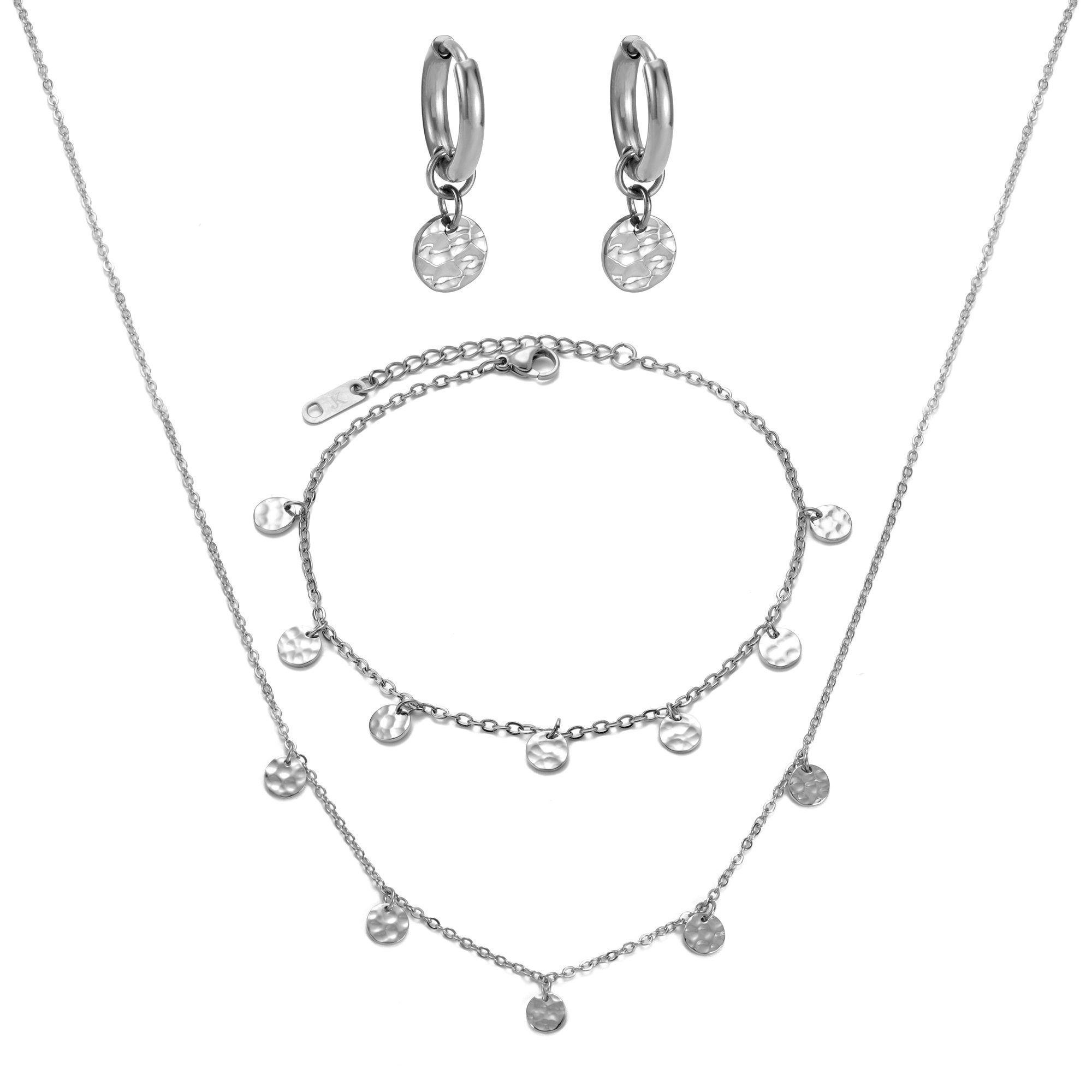 Kim Johanson Schmuckset Mond Plättchen (Set), 3 teiliges Set günstig online kaufen