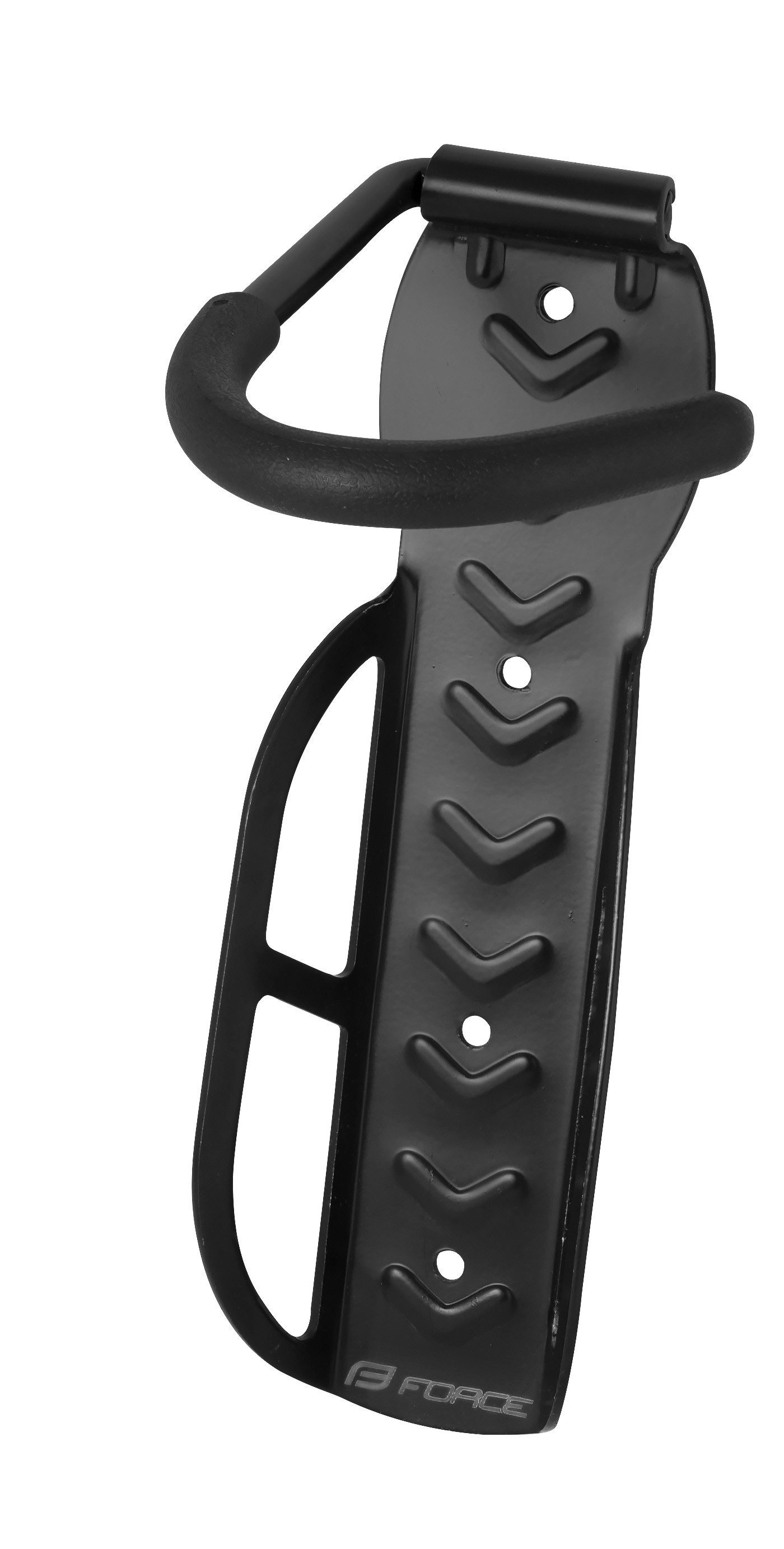 FORCE Fahrradständer Fahrradbügel F an der Wand für Vorderrad. schwarz