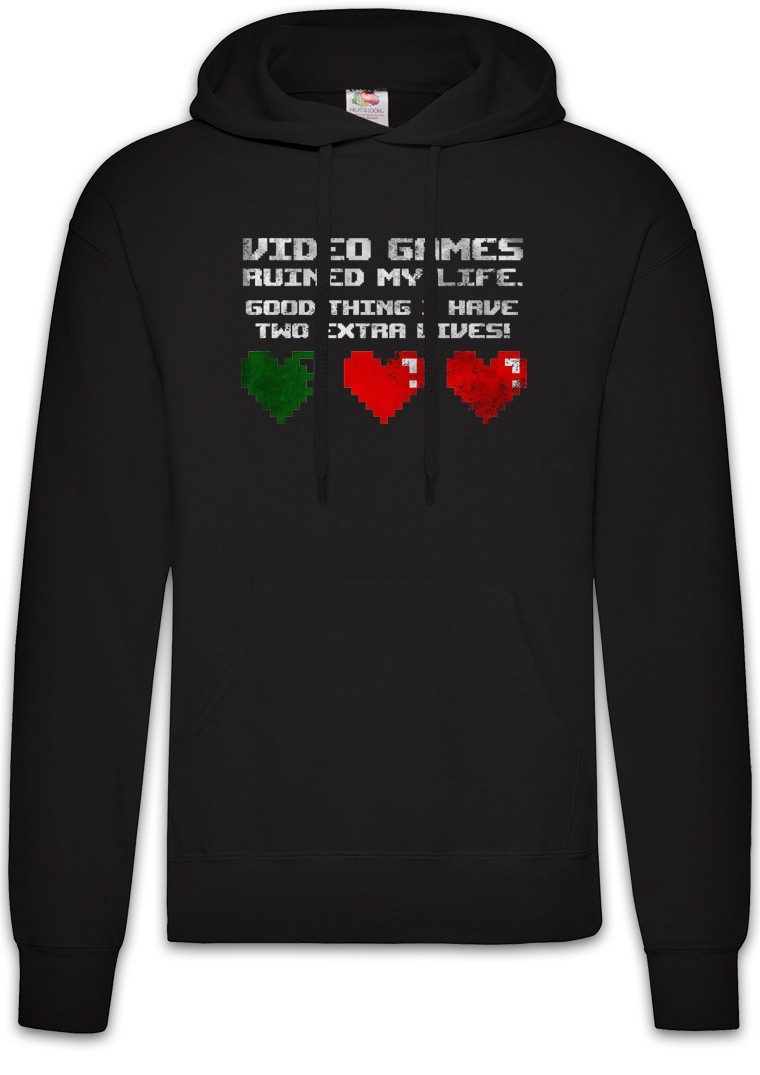 Hoodie Video Games Ruined My Life Herren Hoodie Gamer RPG Roleplay Games