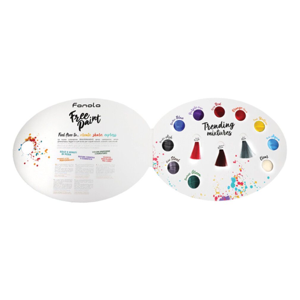 Fanola Haarpflege-Set Freie Farbe Haarfarbkarte