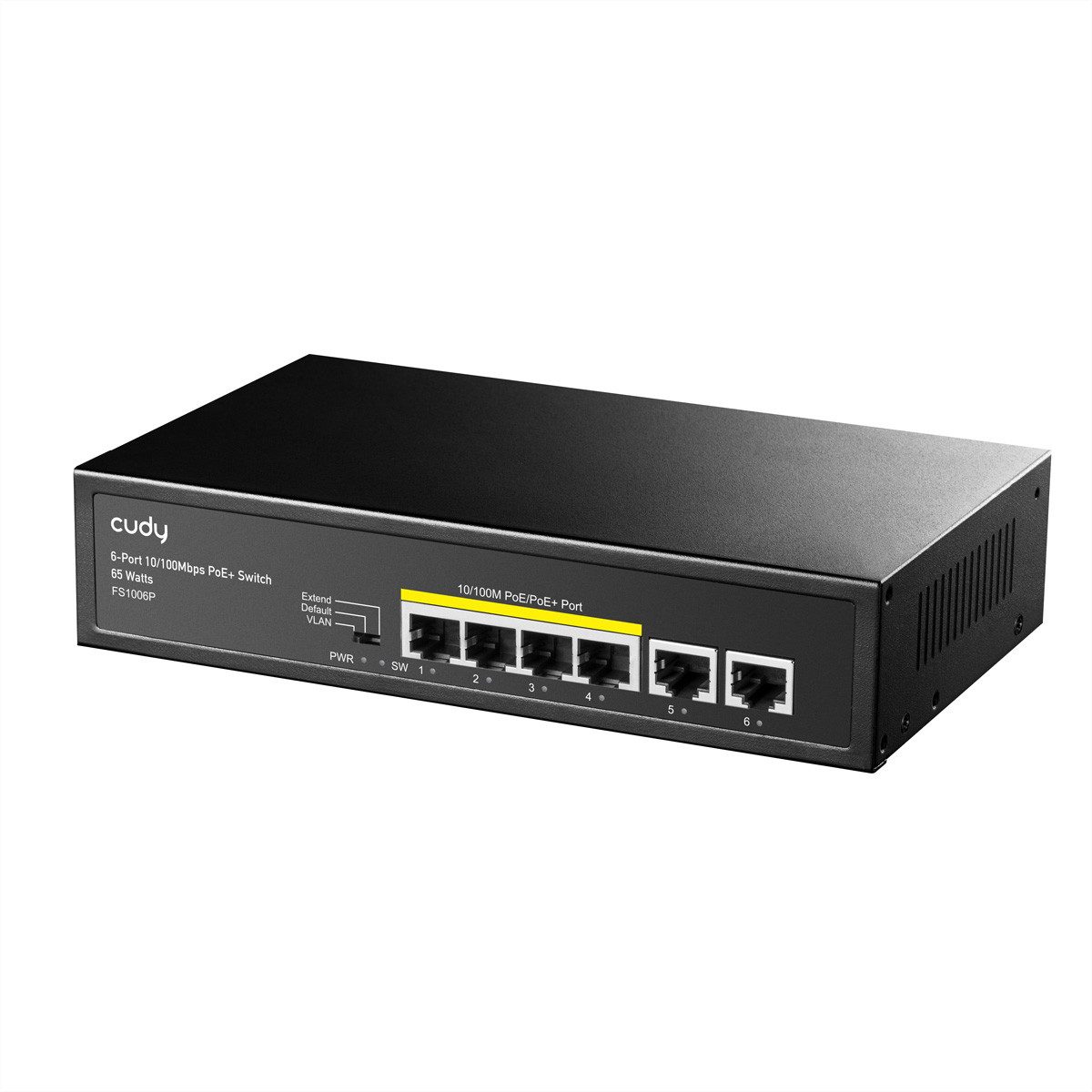 FS1006P 6-Port 10/100M PoE+ Switch 60W Netzwerk-Switch