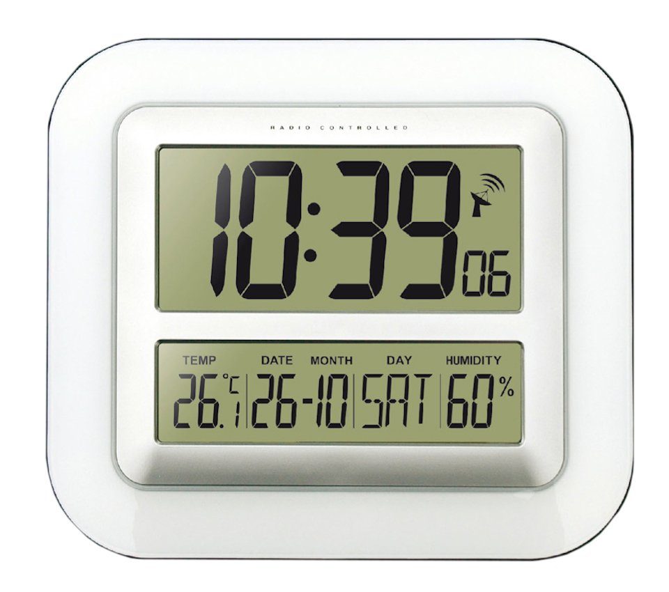 technoline Funkwanduhr WS 8006 (mit Temperatur- und Luftfeuchteanzeige) günstig online kaufen