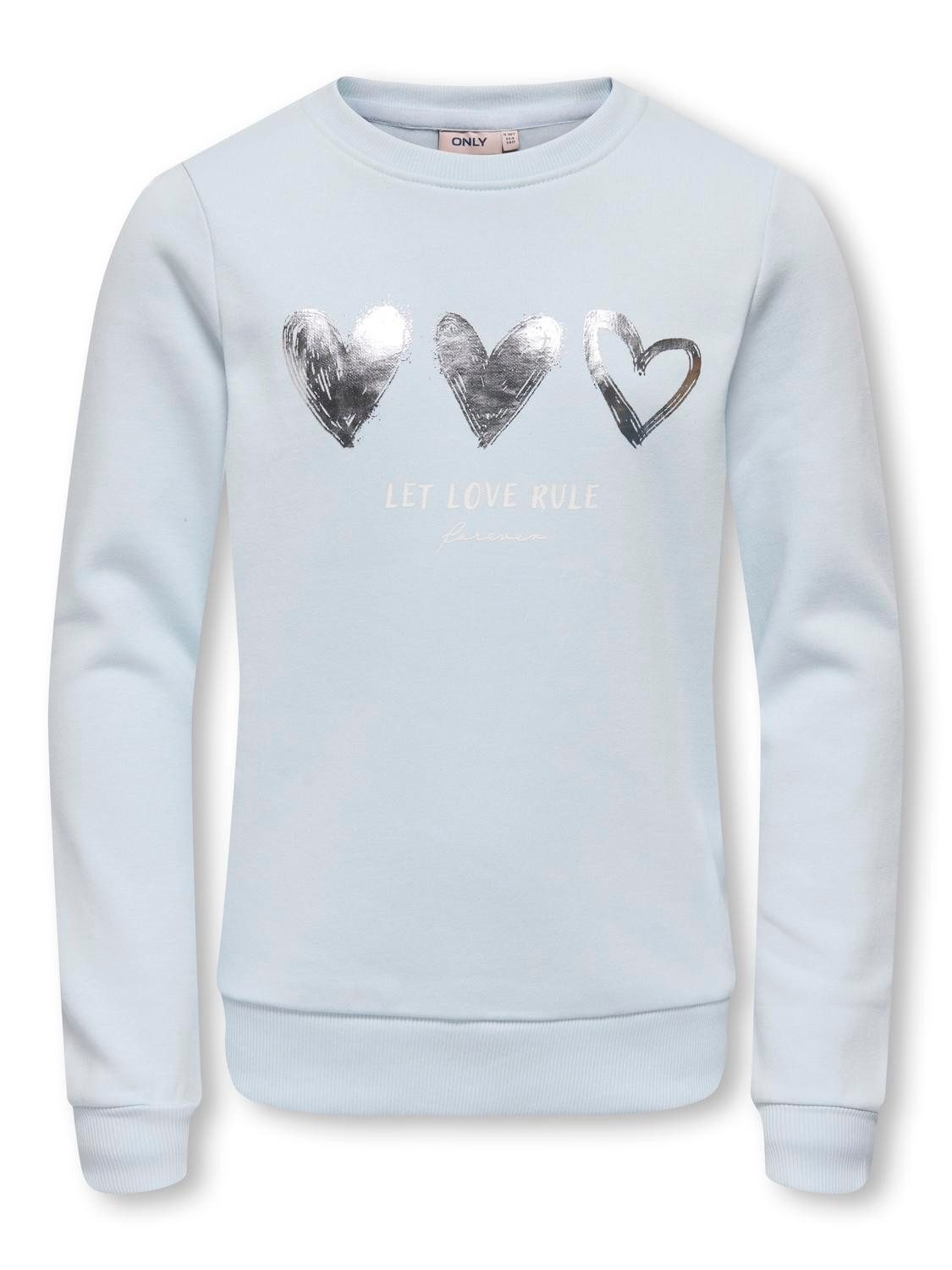 KIDS ONLY Sweatshirt KOGMARY LIFE L/S O-NECK BOX SWT