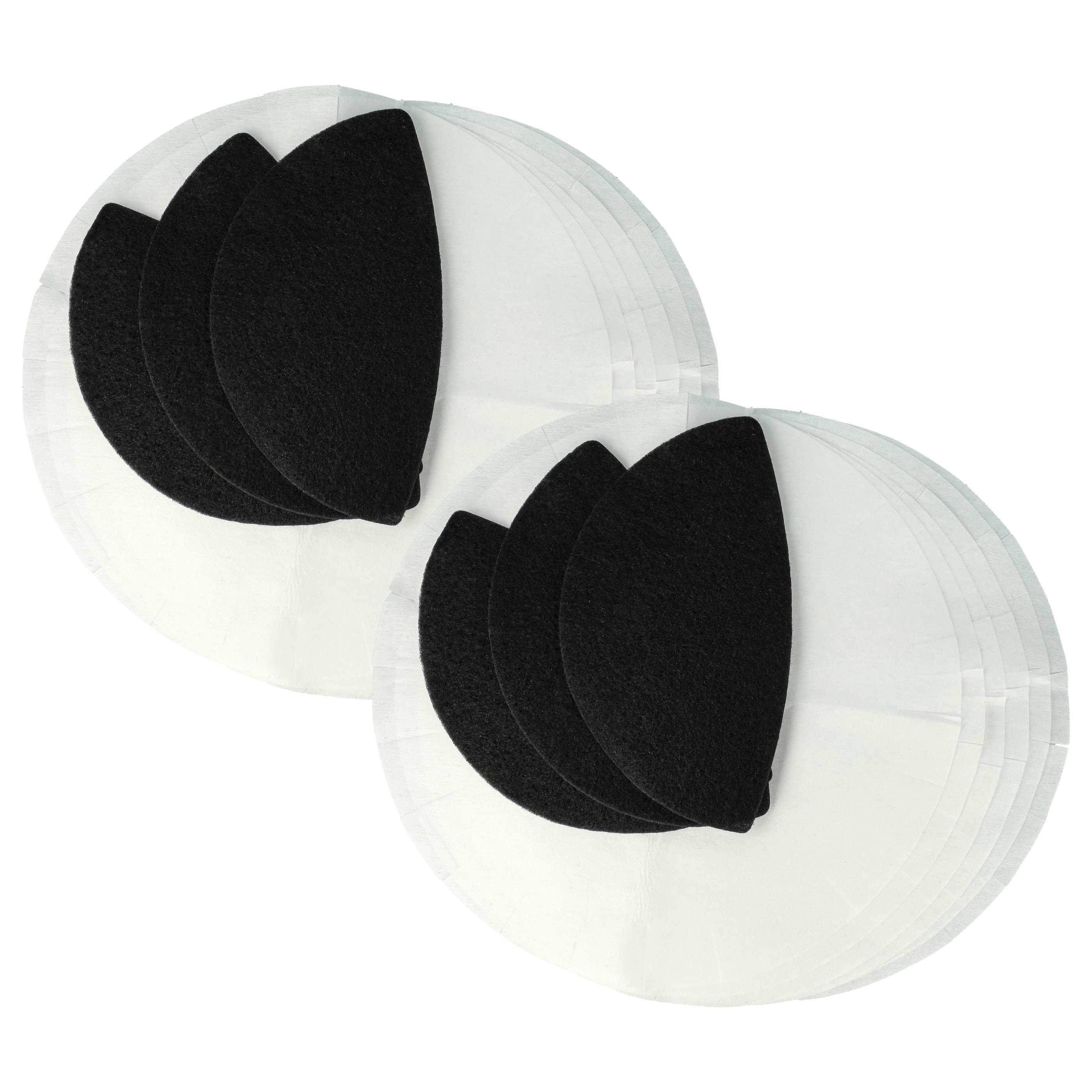 vhbw Filter-Set Ersatz für DeLonghi DL F38 für Fritteuse, Zubehör für DeLonghi DeLonghi DL F38