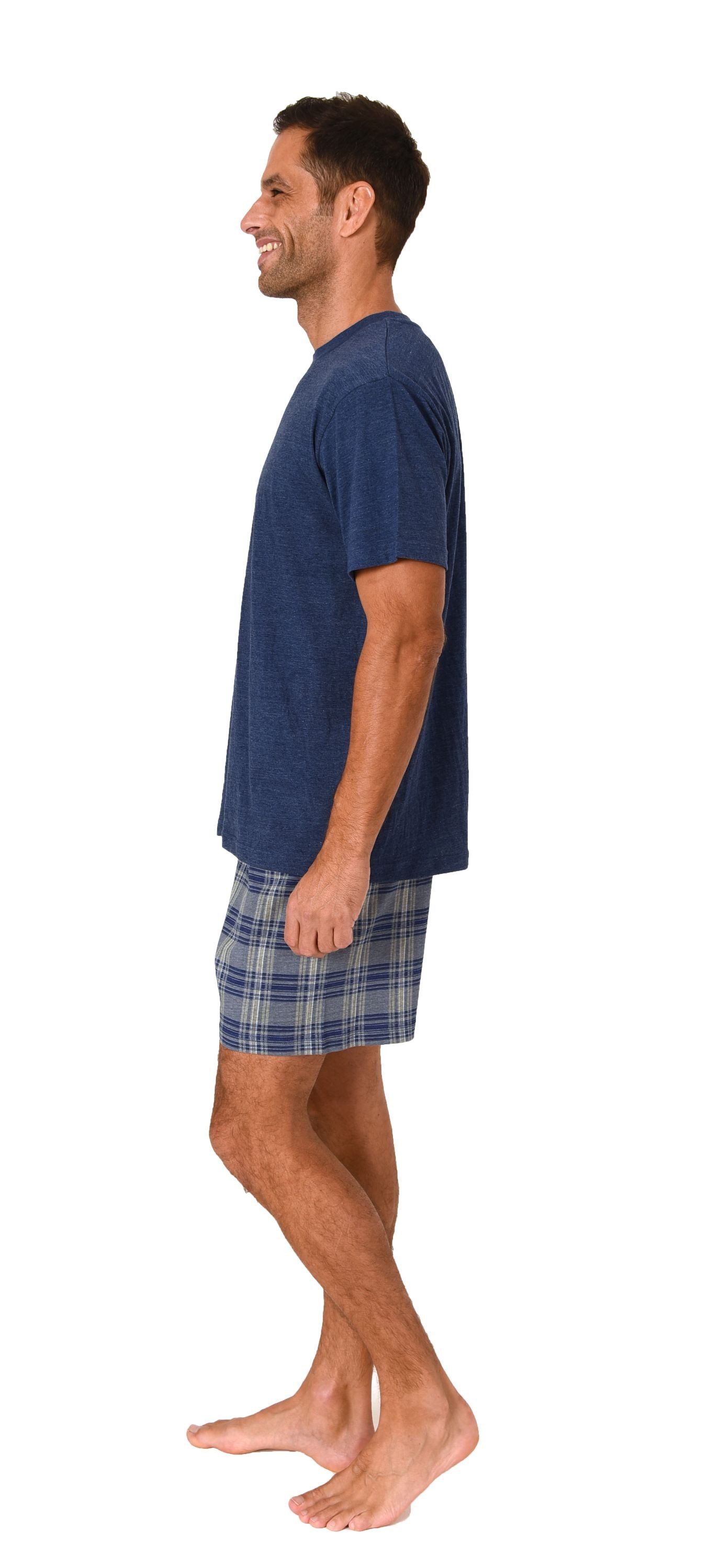 Normann Pyjama Normann Herren kurzarm Schlafanzug günstig online kaufen