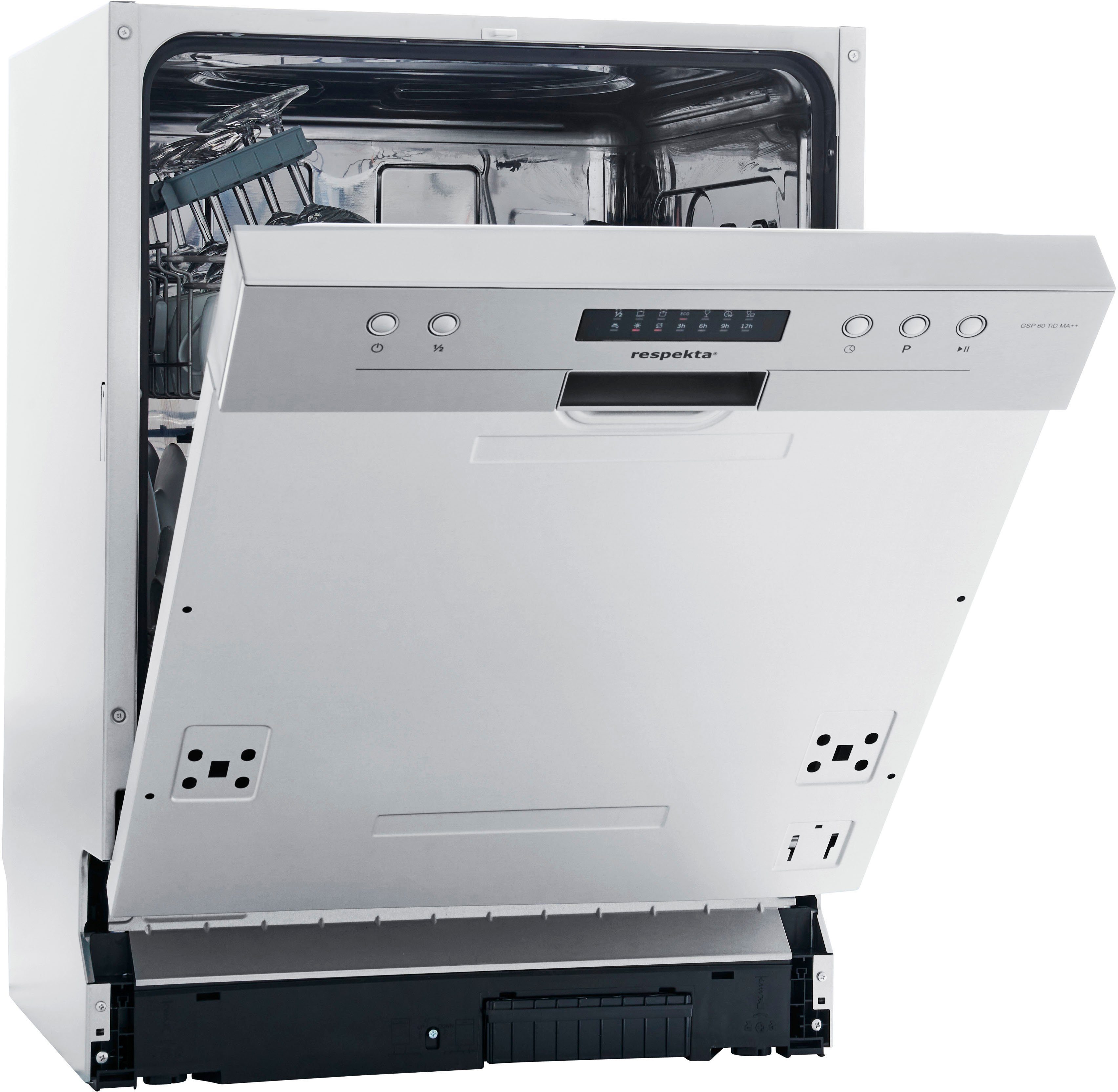 RESPEKTA teilintegrierbarer Geschirrspüler GSP60TIDM, 12 Maßgedecke
