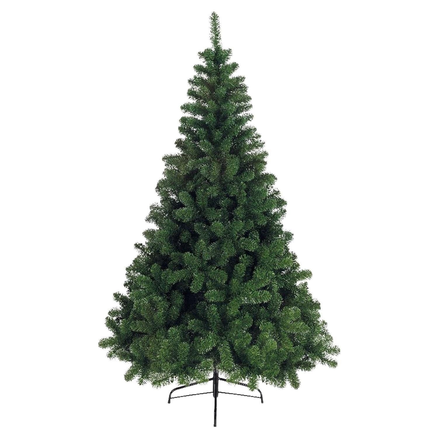 casa NOVA Künstlicher Weihnachtsbaum IMPERIAL, Grün, Kunststoff, Klappbar, Ø 117 x H 150 cm