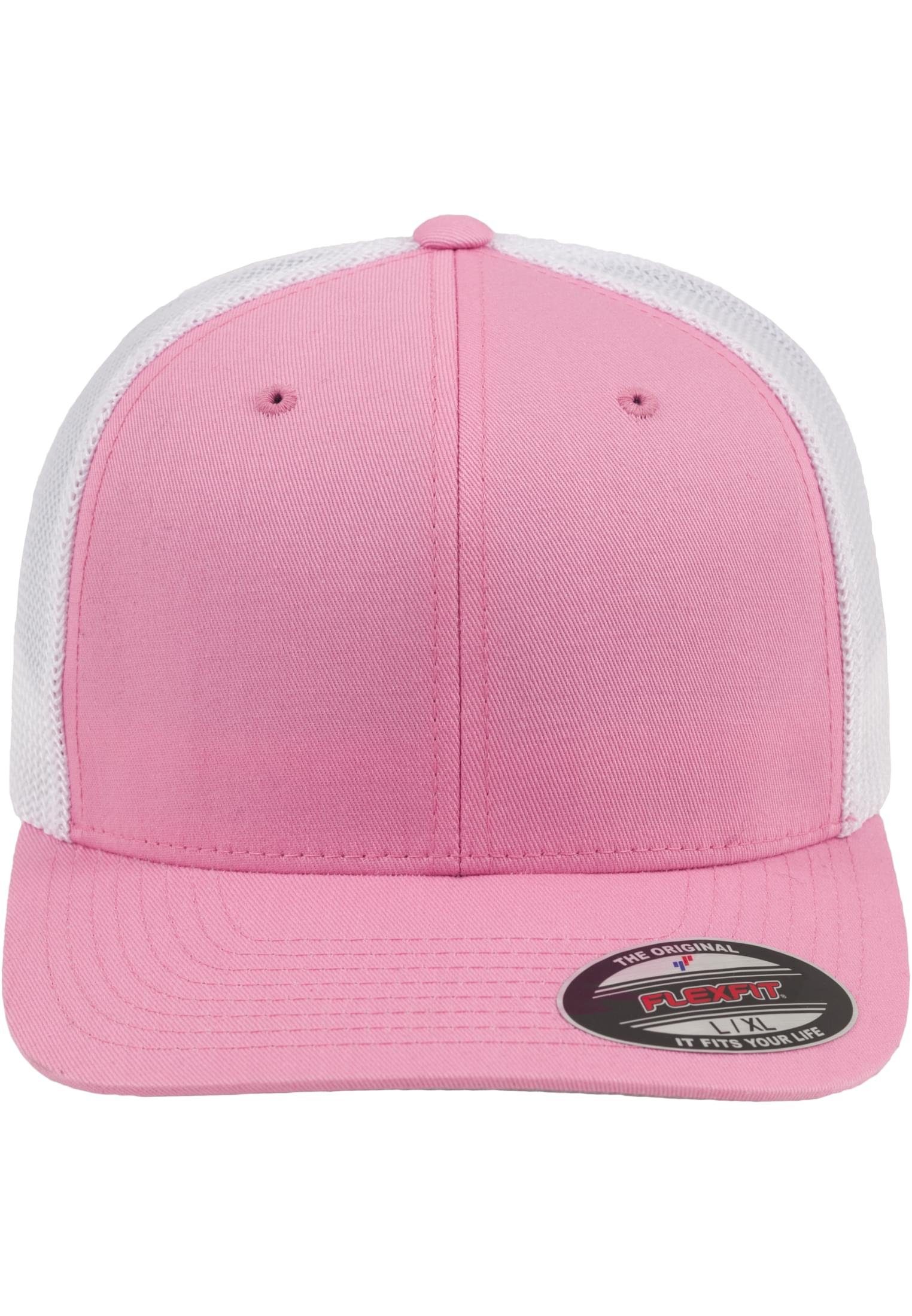 pink/white 2-Tone Flex Cap Flexfit Mesh Flexfit Accessoires Trucker